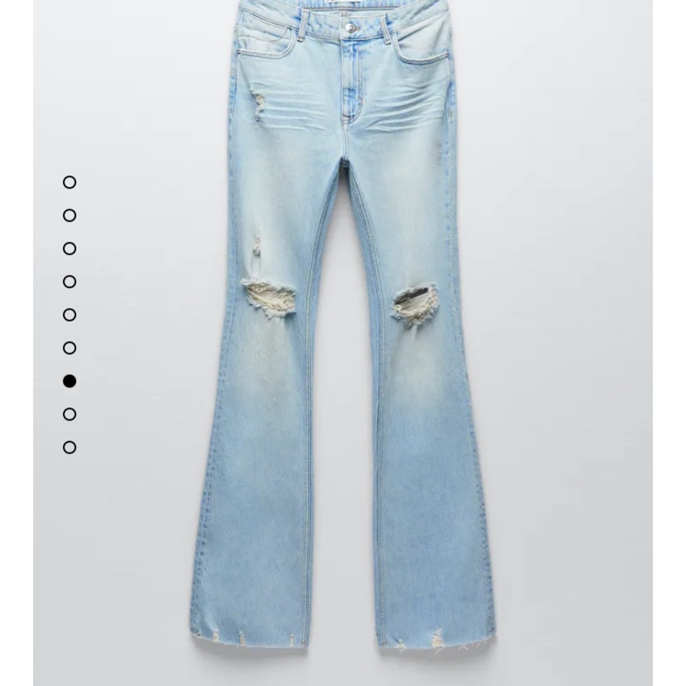 Zara high waisted flare jean